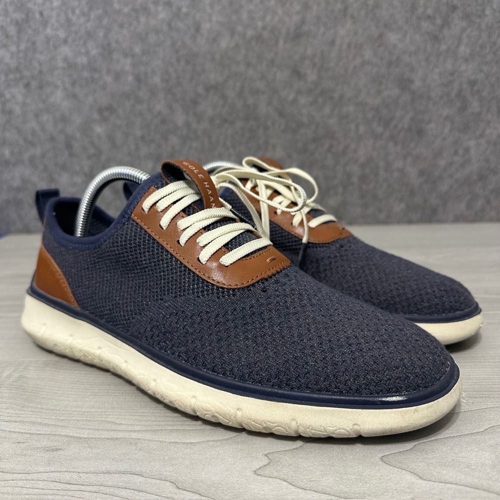 Cole Haan Generation Zerogrand Mens 8.5 Blue Casual Sneakers C31403 Stitchlite